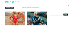 Desktop Screenshot of diario-ole.com.ar