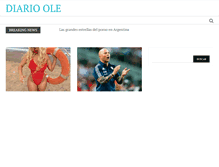 Tablet Screenshot of diario-ole.com.ar